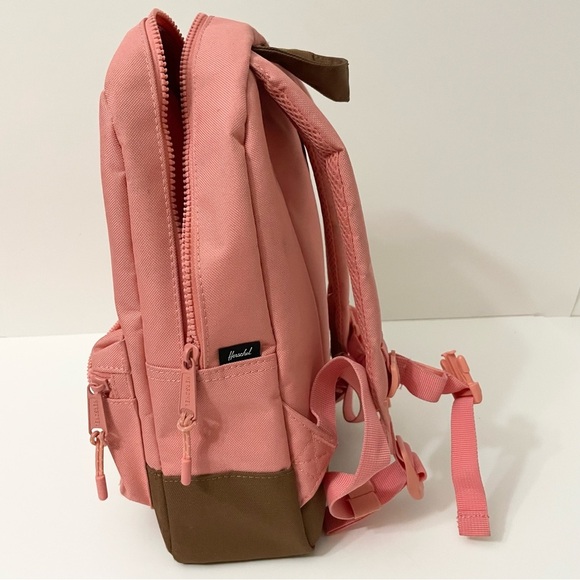 Herschel Pink and Brown Kids Mini Backpack - Picture 7 of 14